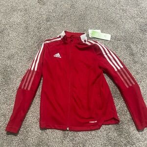 NWT Adidas girls Aeroready track jacket